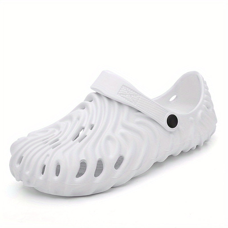 Women's Solid Clogs Hole Sandals Soft Sole Summer Non Slip Casual Sandals