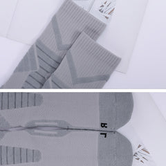 Men's Breathable Cotton Short Crew Padded Socks for Basketball