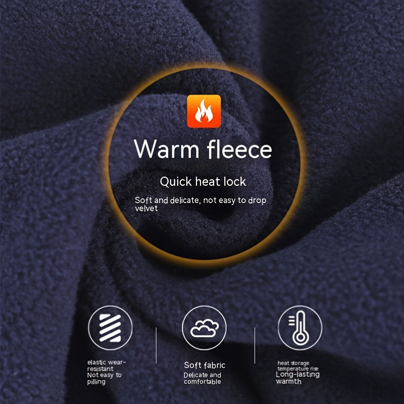 Polar Fleece Balaclava Windproof Full Face Mask Neck Gaiter For Outdoor Sports