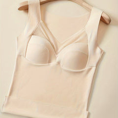 Mesh Thermal Underwear V Neck Top Women's Lingerie