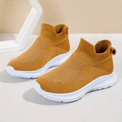 Breathable Woven Sneakers For Boys Lightweight Slip On