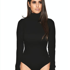 Women's Turtle Neck Long Sleeve Bodysuit
