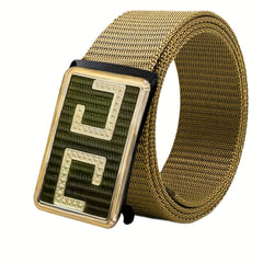 Men's Slider Belt Business Casual Nylon Belt