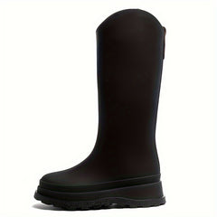 Quick Drying Flat Rain Boots Waterproof Non Slip PVC Garden Shoes