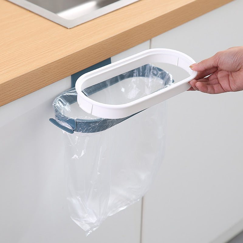 Hangable Trash Rack Kitchen Wall mounted Garbage Bag Hanging Rack