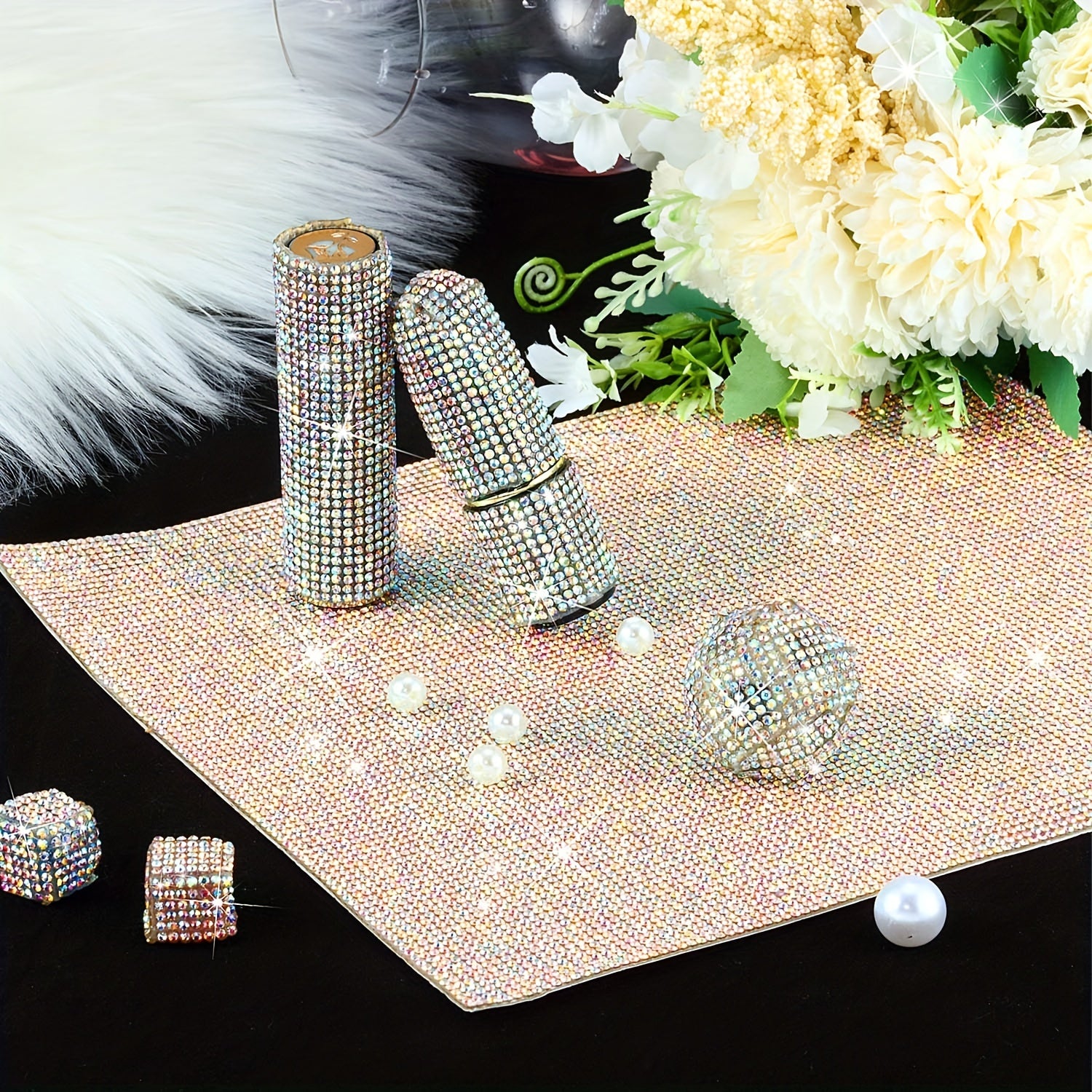 Self Adhesive Rhinestone Stickers for DIY Clothing Shoes Bags Crafts