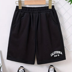Boys Teen Casual CALIFORNIA Elastic Waist Shorts for Summer