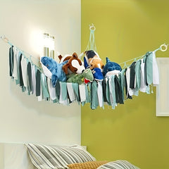 Stuffed Animal Storage Hammock Hanging Net Wild Theme Toy Organizer