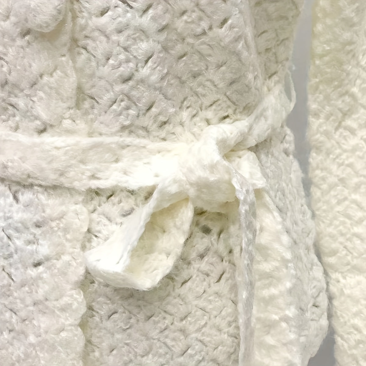 Long Sleeve Solid Knit Shawl Cape for Women