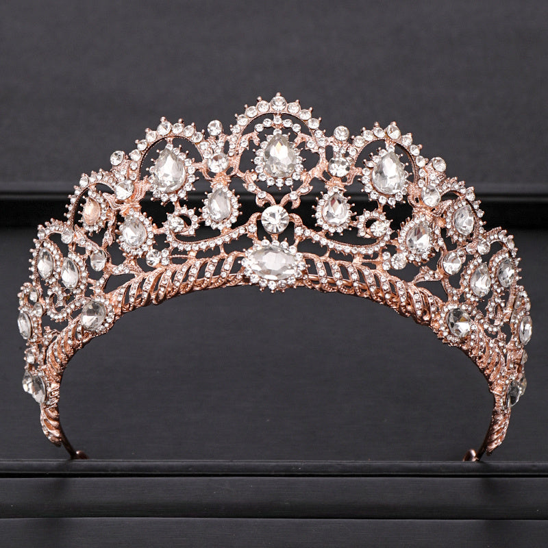 Crystal Rhinestone Tiara Wedding Hair Accessories