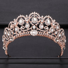 Crystal Rhinestone Tiara Wedding Hair Accessories