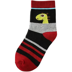 5 Pairs Kids Dinosaur Graphic Cotton Crew Socks