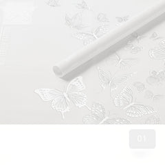 20pcs Butterfly Dance Jelly Film Waterproof Rose Wrapping Paper