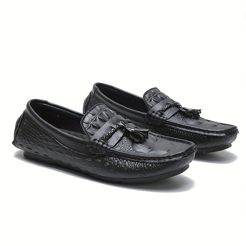 Men's Tassel Loafer Shoes Lightweight Slip On Moccasin Shoes