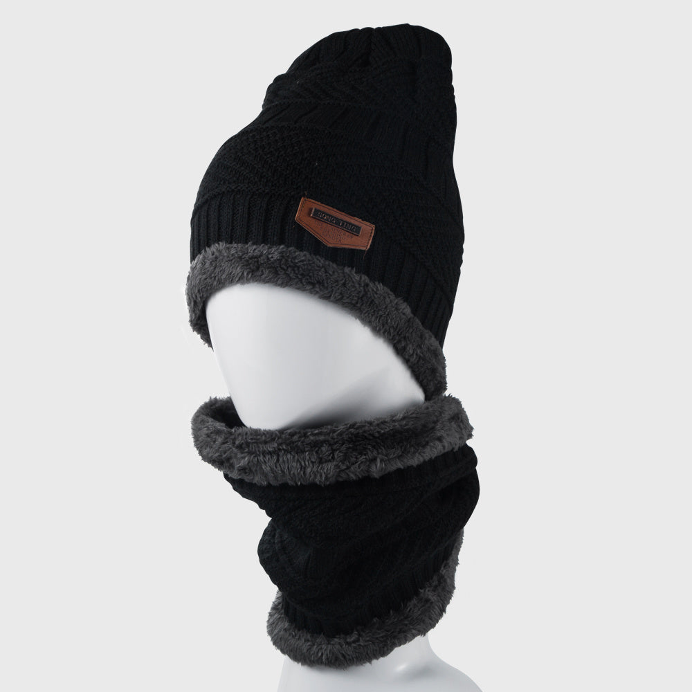 Winter Fleece Warm Hat Men's Knitted Hat