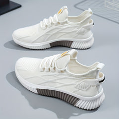 Women's Knitted Sports Shoes Breathable Running Sneakers