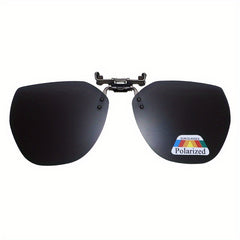 Edgeless Polarized Sunglasses With Mirror Clip Large Frame