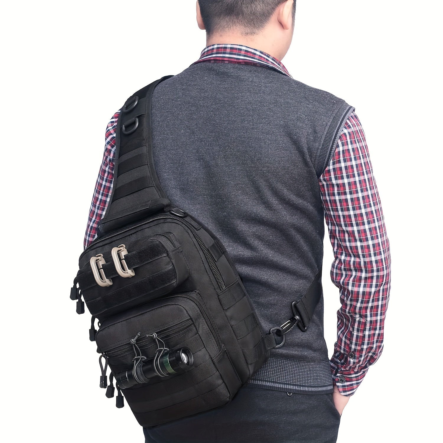Sling Bag Molle Backpack with Shoulder Strap