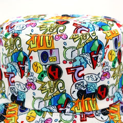 Cartoon 3D Printing Basin Hat for Men