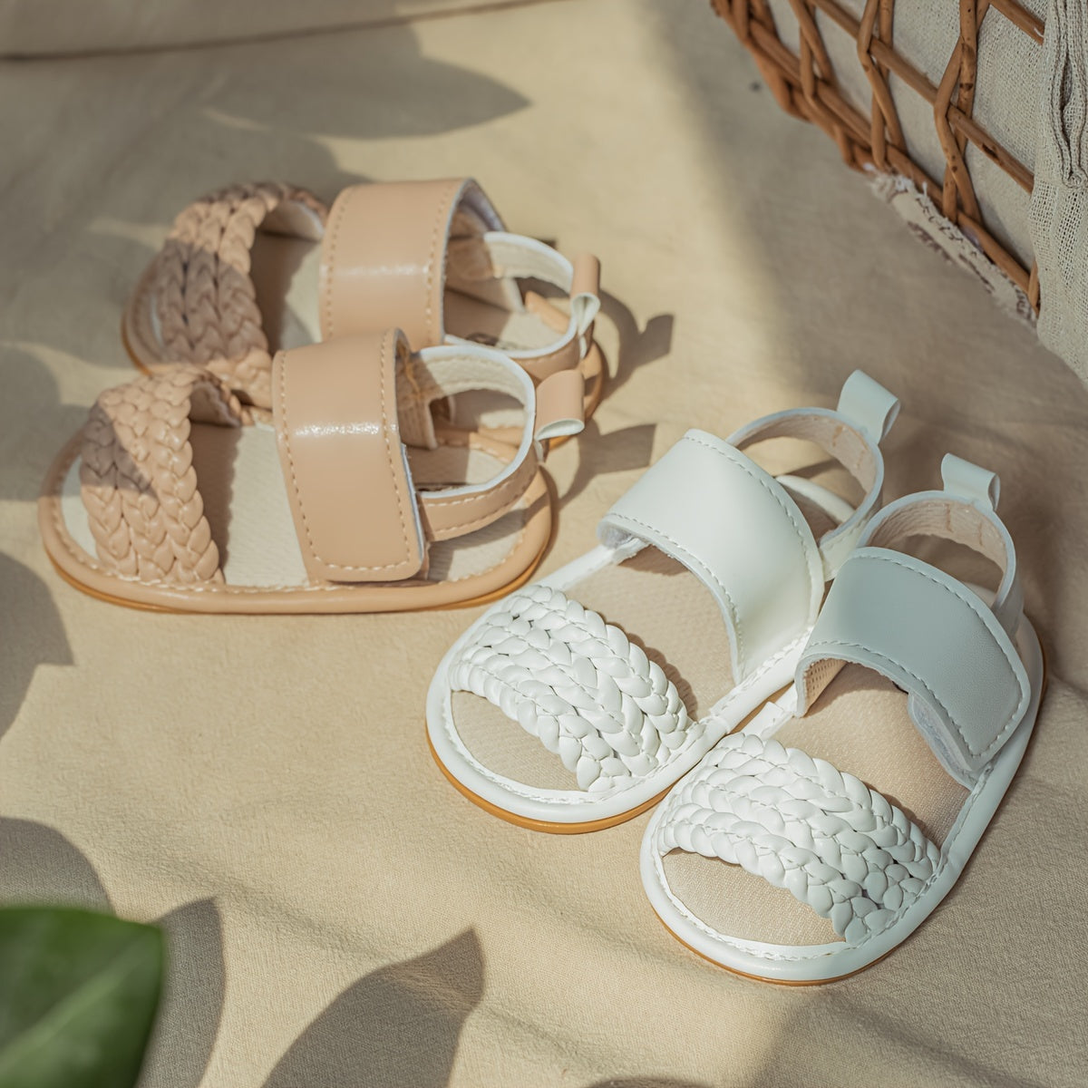 Baby Girls Breathable Open Toe Sandals Lightweight Non slip Beach Summer Shoes