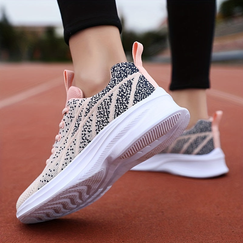 Women's Textured Running Shoes Lightweight Casual Sneakers