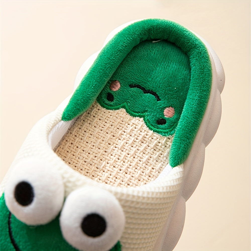 Kids Cartoon Slippers Non Slip Lightweight Open Toe Slippers for Indoor Home