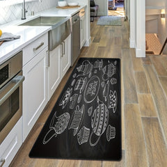 Soft Anti Fatigue Kitchen Rug Waterproof Non Slip Set Runner Rug