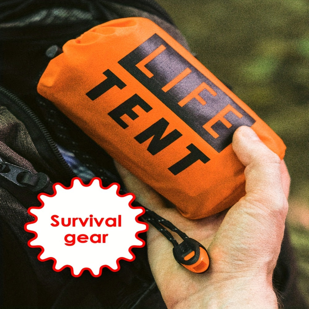 Insulated Emergency Tent 2 Person Waterproof+Whistle