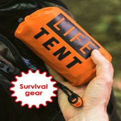 Insulated Emergency Tent 2 Person Waterproof+Whistle