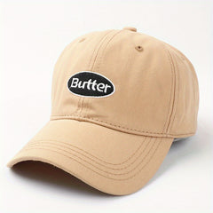Circle Letter Embroidery Baseball Cap Light Specific Gravity Breathable Sun Hat