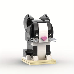 136pcs Kitten Building Blocks - Animal Series - Kids' Toys and Christmas Present