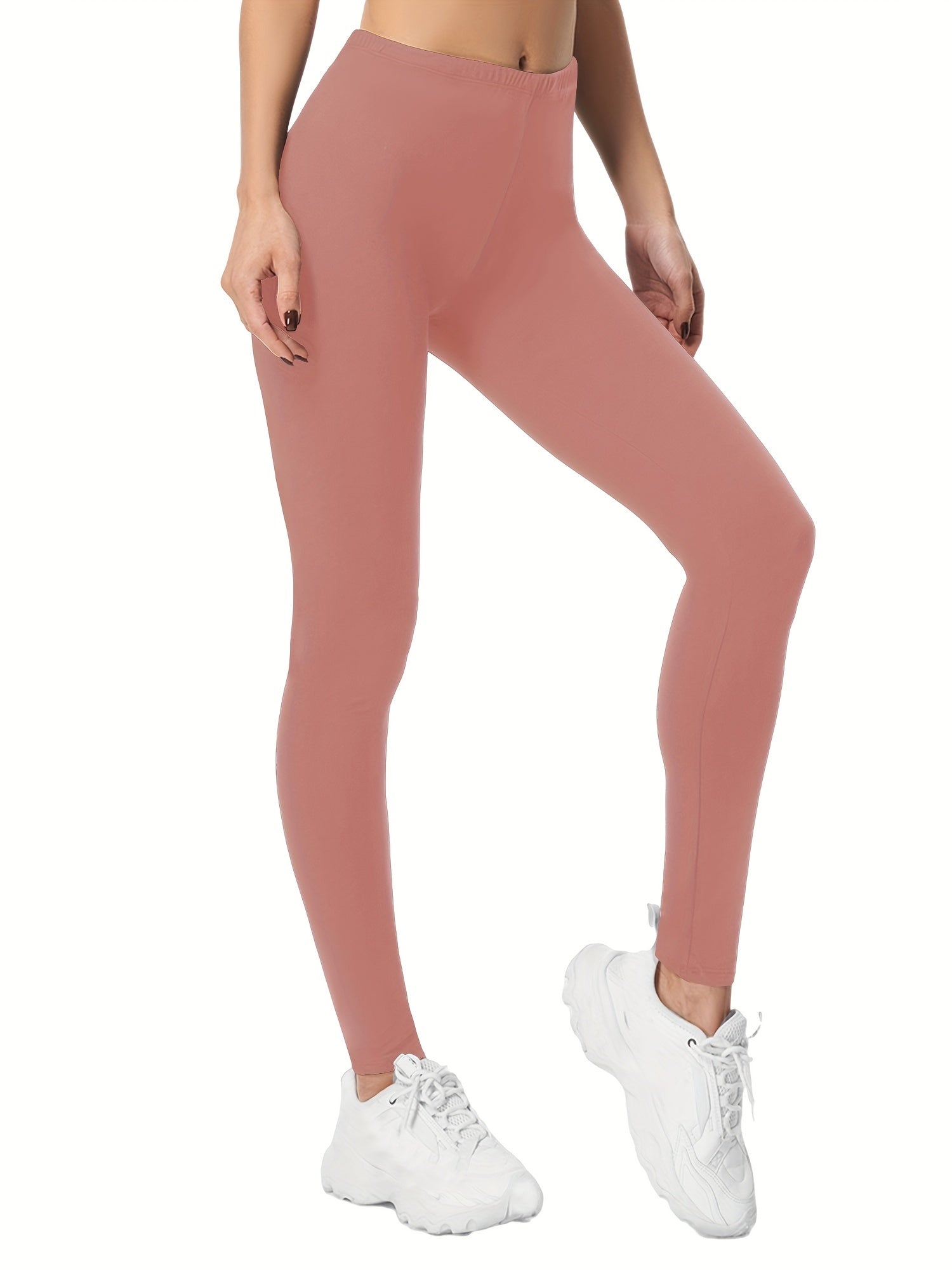 High Waist Skinny Leggings Women's Clothing