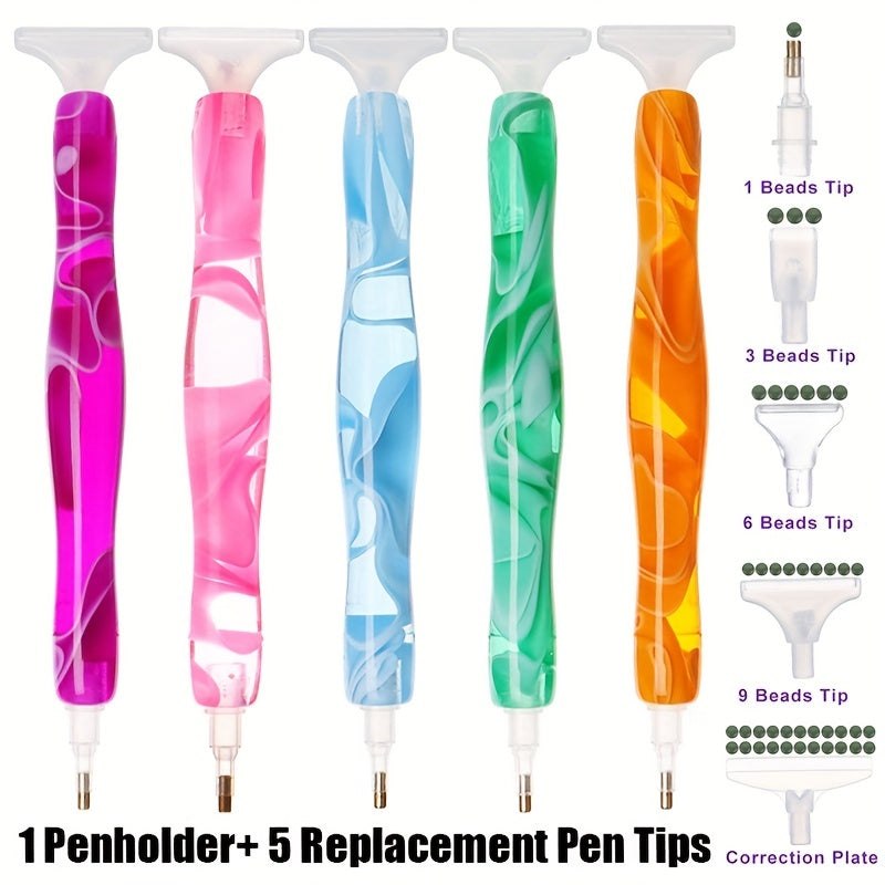 5D Diamonds Painting Pen Kit Resin Diamonds Drawing Pens