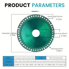 3pcs Composite Multifunctional Saw Blade 100mm Ultra thin