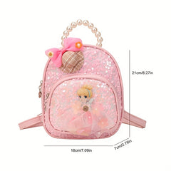 Kids School Backpack & Handbag Combo - Colorful Pearl Dream
