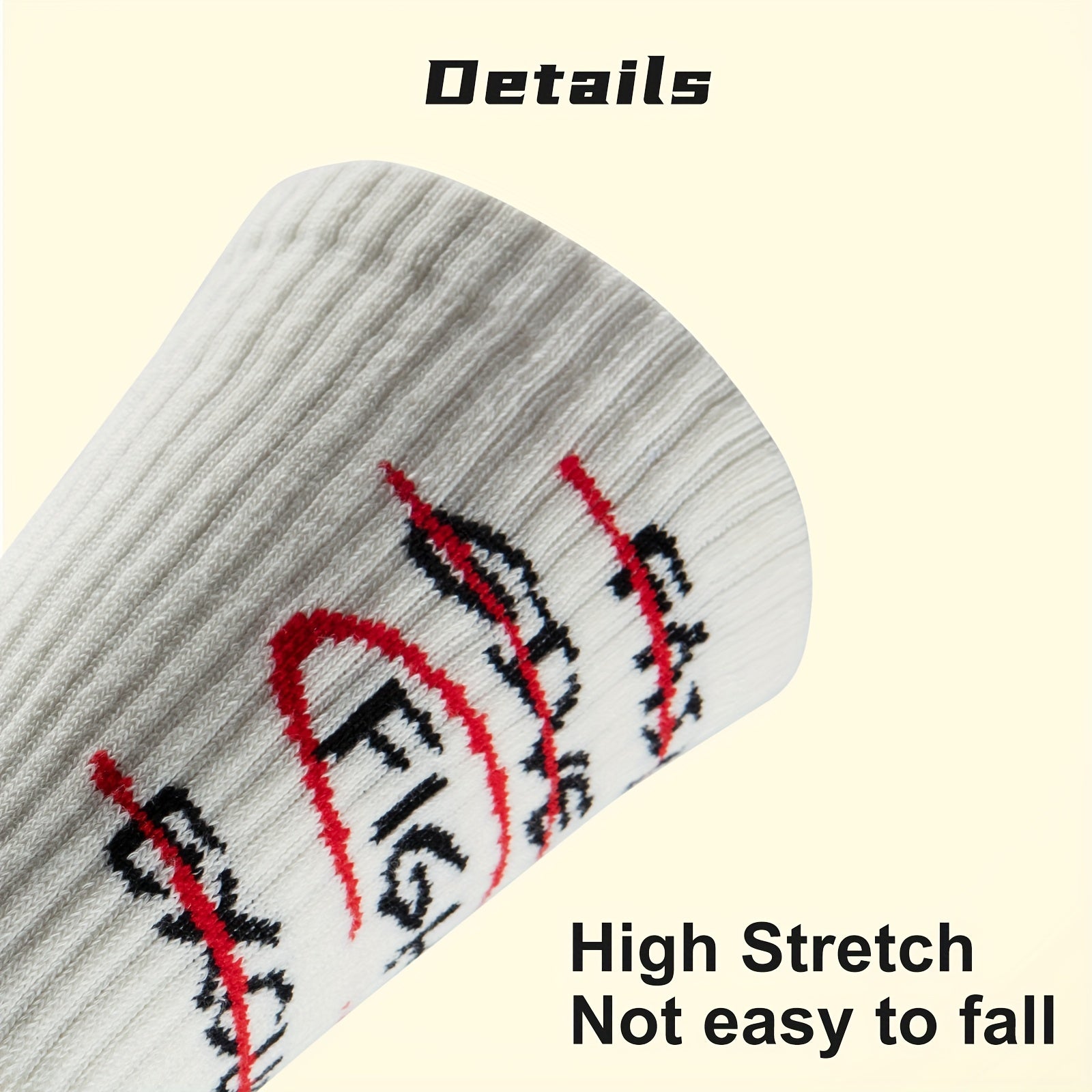 Anti Slip Sweat Absorb Mid calf Bball Socks Quick dry Compression