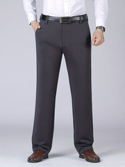 Men's Warm Stretch Dress Pants for Business