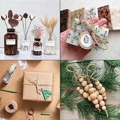1pc Jute Rope Natural Retro Diy Gift Packaging Tag Hemp Rope Braided Rope Crafts