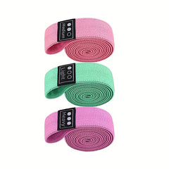 3Pcs Long Resistance Tension Belt Fitness Rope for Squat Yoga Strength Training