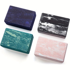 High Density Striped Yoga Blocks - Non Slip Yoga Bricks