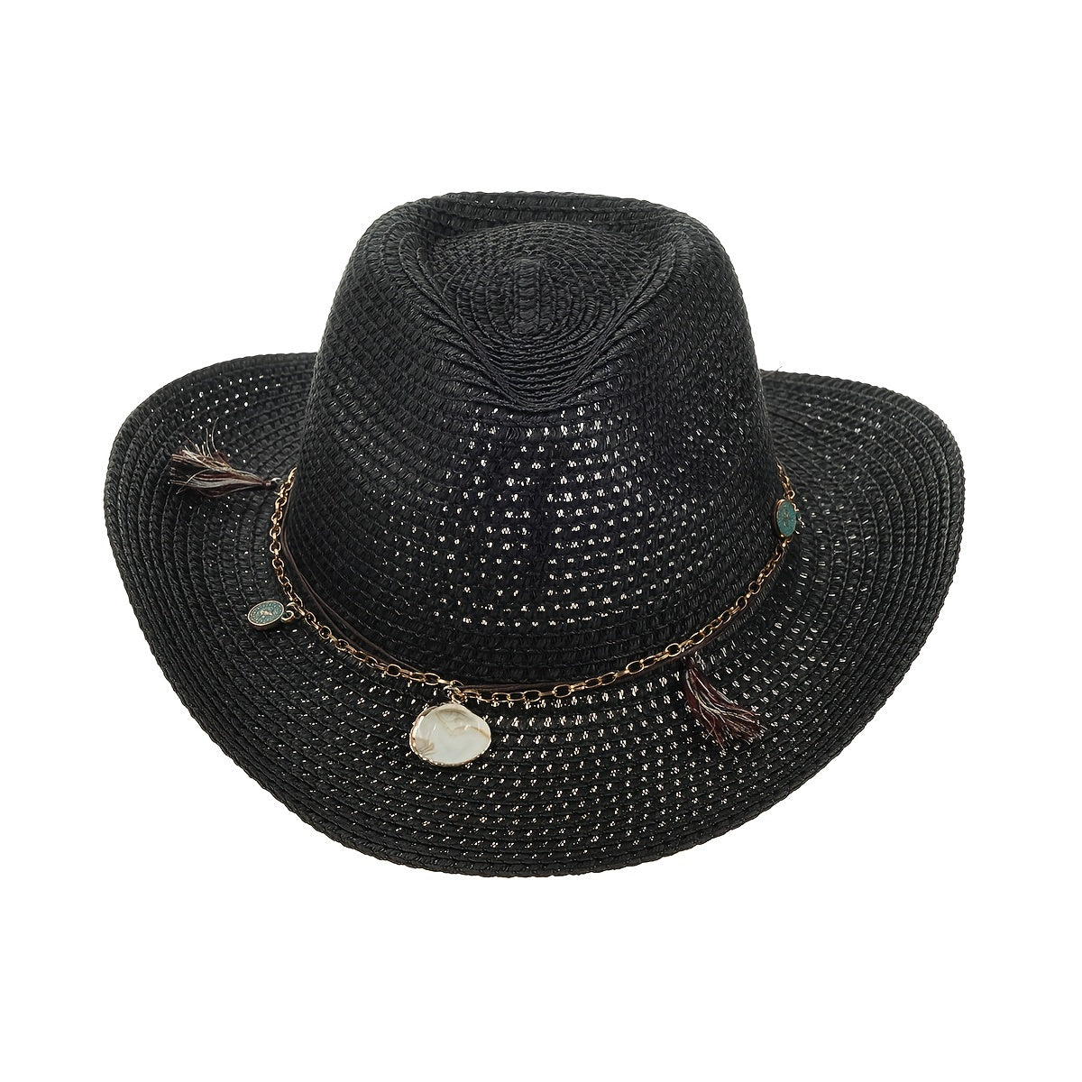 Western Cowboy Straw Hat Outdoor Seaside Beach Cap Sun Protection Sun Hat