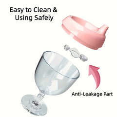 150ml Camping Plastic Goblet Portable Small Wine Cup Juice Cup