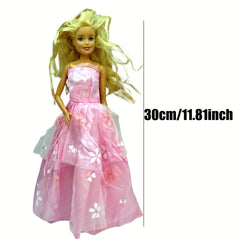 Princess Dress for 29.97 cm Doll - Doll Clothes Party Wedding Outfit