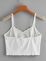 Leopard Print Crop Tank Top Y2K Sleeveless Tank Top For Summer