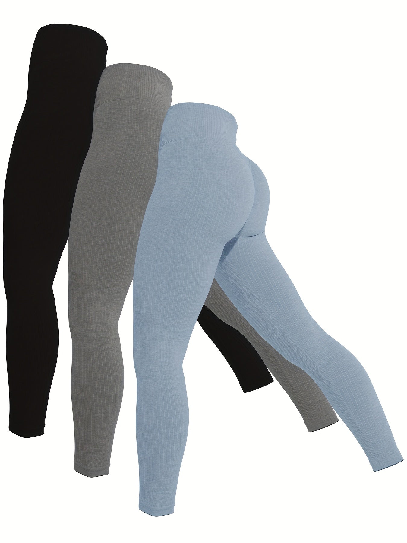 Solid Yoga Tight Pants Women's Activewear