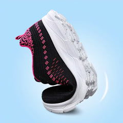 Women's Knit Mesh Sneakers Low Top Sports Shoes
