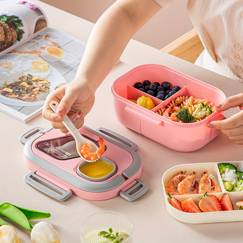 3pcs Portable Lunch Box Bag Set Thermal Bag Lunch Box Oatmeal Breakfast Cup