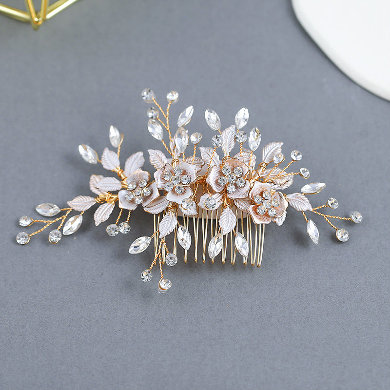 Faux Pearl Rhinestone Bridal Hair Accessories