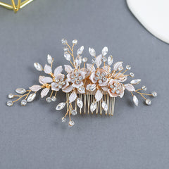 Faux Pearl Rhinestone Bridal Hair Accessories