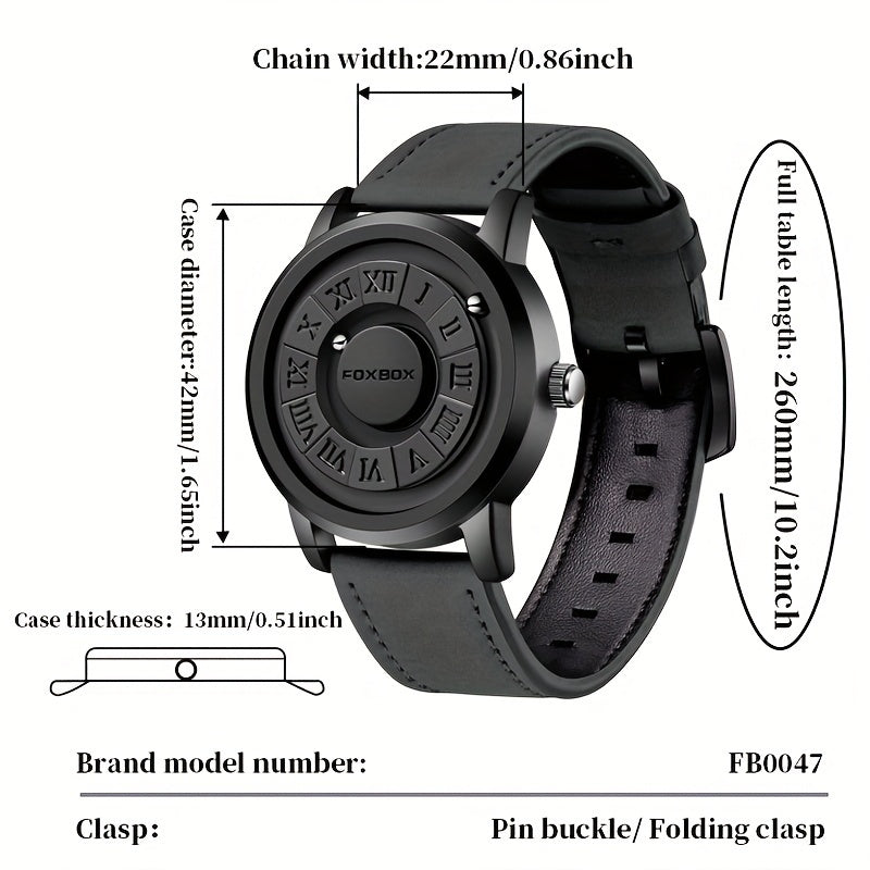 Women's Stainless Steel Bead Quartz Watch Magnetic Waterproof Clock